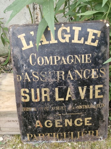 Ancienne plaque tôle - ancienne,