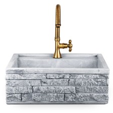 Lavello da esterno in pietra