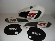 XT 500 YAMAHA 1979 DECAL / KIT DI EMBLEMI COMPATIBILE PER SERBATOIO E COPERTURE