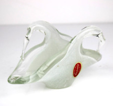 Porta tovaglioli in Vetro di Murano Bomboniere De Amici Originale Design Vintage