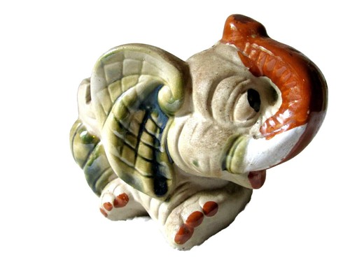 Elefante posacenere ceramica - ,