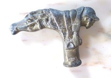 MANICO bastone da passeggio ANTICO EQUITAZIONE CAVALLO IPPICA FANTINO PELTRO