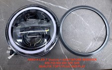 FARO A LED 7" OMOLOGATO DUCATI MONSTER + ADATTATORE PER MONTAGGIO CALOTTA ORIGIN