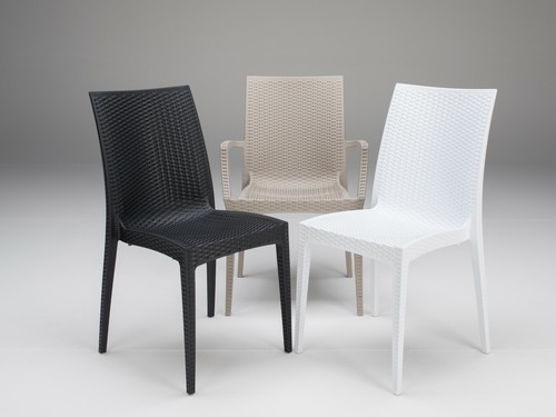 Sedia rattan bistrot - rattan, grand