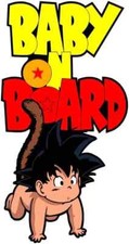 ADESIVO BABY ON BOARD Son Goku