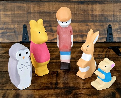 Lotto figurine winnie the - winnie,