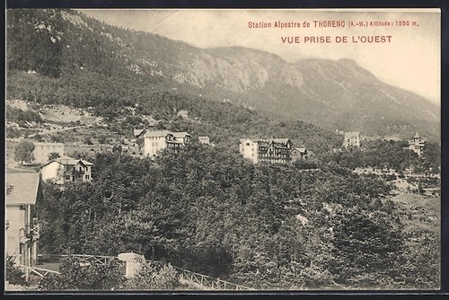 Cpa thorenc station alpestre - cpa, thorenc,