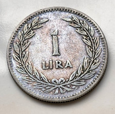 Turchia 1 lira 1947 moneta