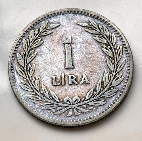 Turchia lira 1947 moneta - turchia,