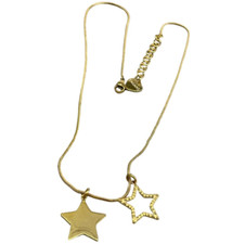 Collana girocollo filo dorato - collana,