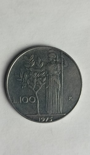 Moneta repubblica italiana 100 - italiana,