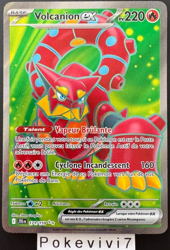 Carte pokemon volcanion - carte,