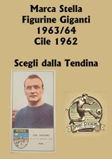 Marca Stella Giganti 1963/64 e Chile 1962 Scegli dall'elenco Menu a tendina