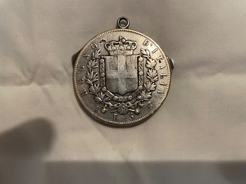 Portachiavi argento moneta - argento,