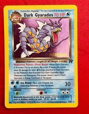 Lotto Carte Pokemon Dark Gyarados 8/82 Holo Team Rocket Prerelise