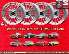 4 Cerchi Fiat 7x15 4x98 ET25