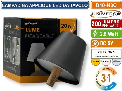 Lampada led ricaricabile - lampada,