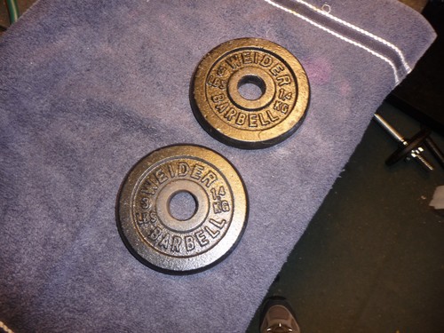 Piastre peso vintage weider - piastre,