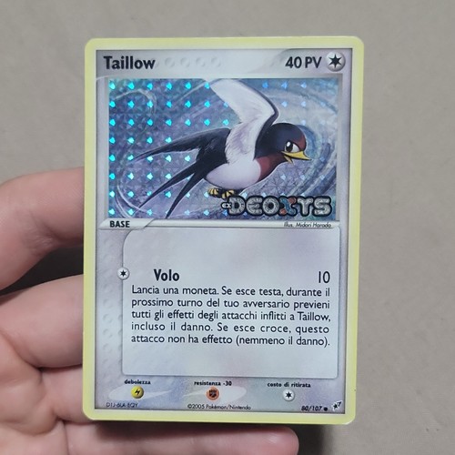 Pokémon tcg deoxys taillow - ex,