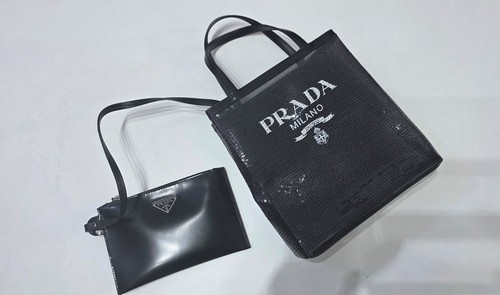Borsa tote prada maglia - tote,