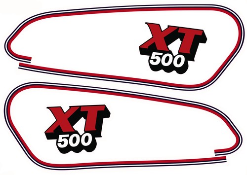 Decorazione serbatoio xt500 - decorazione,