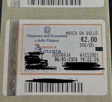 marca da bollo 2 euro
