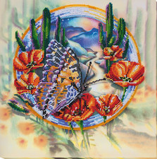 Kit ricamo perline estive - Set artigianale di perline fatte a mano fai da te...