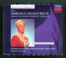 Francesco Cilea, 2CD-Set, Adriana Lecouvreur, Tebaldi, Del Monaco, Orch. Cecilia