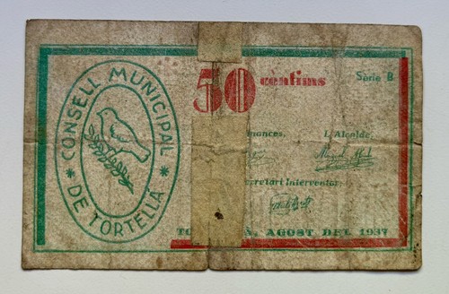 Billete local municipal - /,