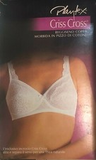 REGGISENO PLAYTEX CRISS CROSS art.6870- IN PIZZO DI COTONE massimo sostegno