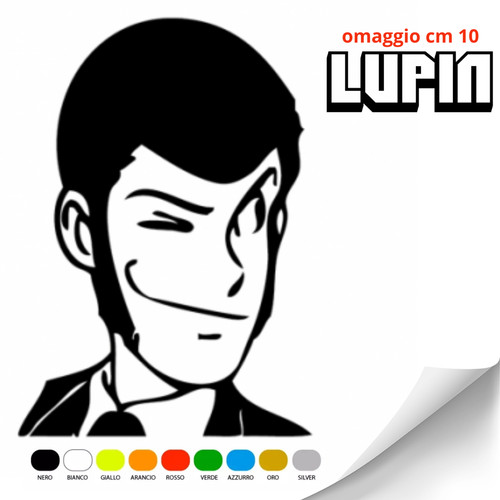 Adesivo lupin sticker - adesivo,