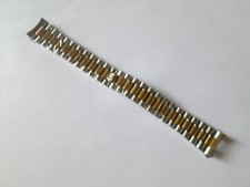 Cinturino Orologio Vintage 20mm Oro 2 Toni Bulova Day Date Super Siviglia