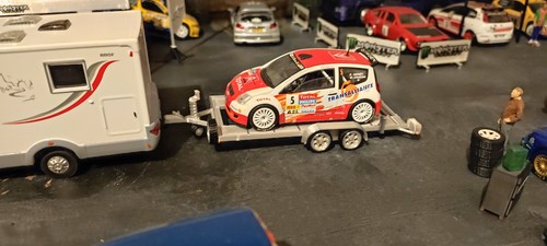 Remorque porte voiture 43 - voiture, 1/43