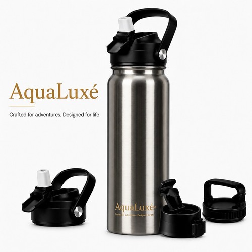 Borraccia acciaio inox - in,