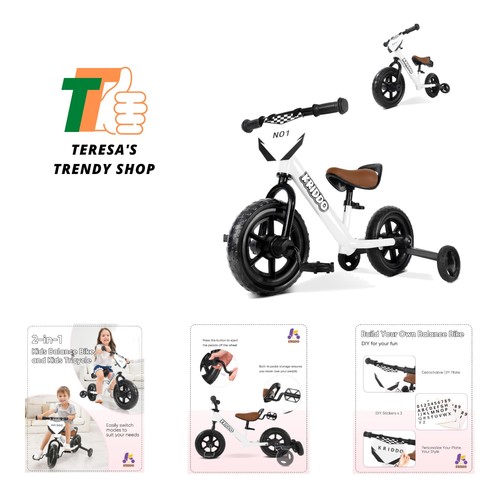 Triciclo e balance bike - in,