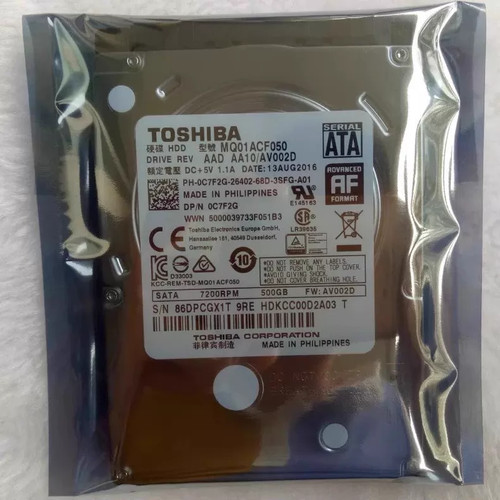 Toshiba mq01acf050 500 7200 - mq01acf050,