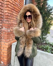  Parka Donna Pelliccia Vera