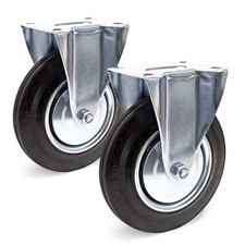 Set 2x ruote fisse da mobili