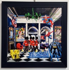 Quadro serigrafia ritoccata
