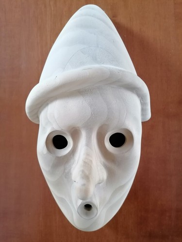 Maschera legno grezza - maschera,