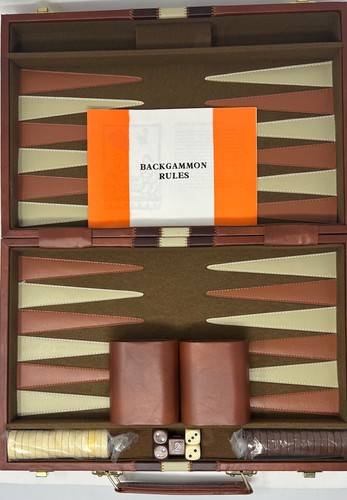 Set backgammon attache vintage - backgammon,