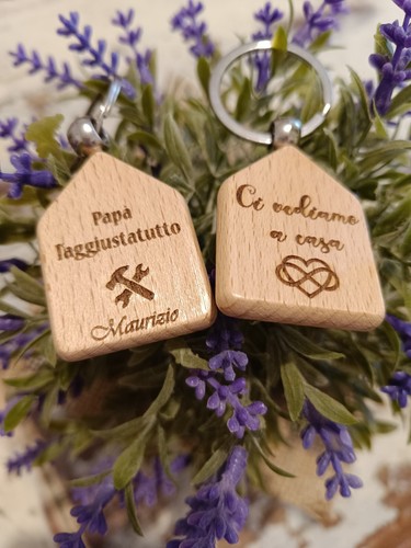 Portachiavi legno con