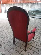 POLTRONA D'EPOCA STILE FRANCESE RITAPPEZZATA