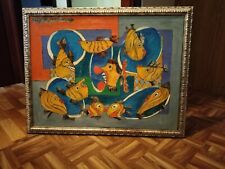 quadro olio  d autore su tela