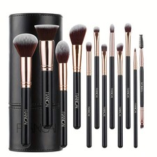 Pennelli Trucco 12 Pezzi Neri