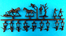 ATLANTIC 1/72 - Outlaws and Sheriffs - FAR-WEST STORY SERIE -Rare SPRUE COMPLETE