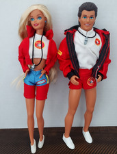 Bambole Barbie e Ken bagnini