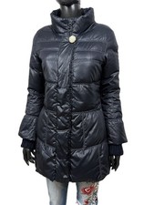 Pinko Parka Imbottito Piumino Blu Donna Taglia 42 Giubbotto Invernale