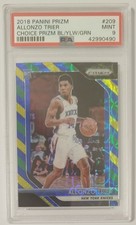 NBA Basket 2018-19 Prizm Card 209 Allonzo Trier Blue Ylw Grn Rookie PSA 9 come nuova