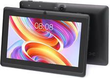 Tablet 7 Pollici, Android Tablet, Doppia Fotocamera, GPS, Wifi, Bluetooth, Nero